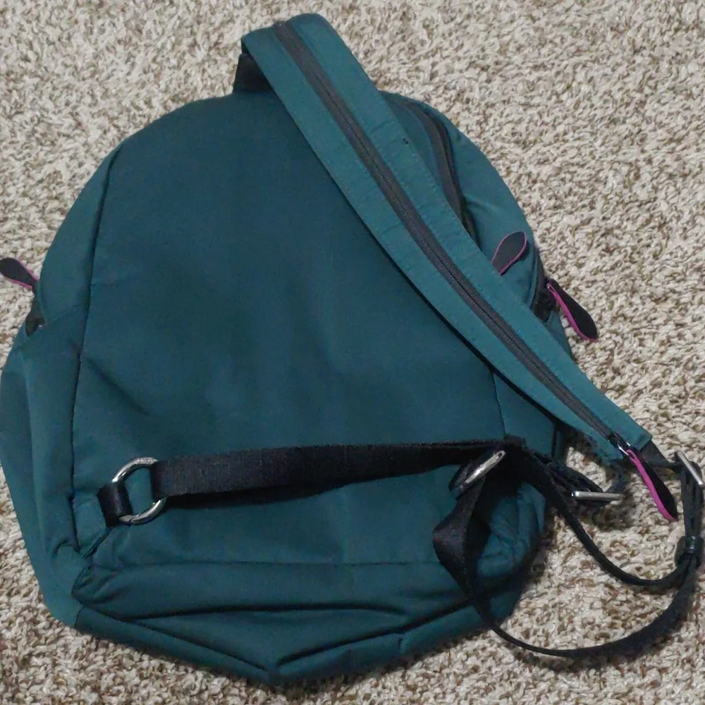 Vera Bradley Mini Green Backpack Convertible Strap